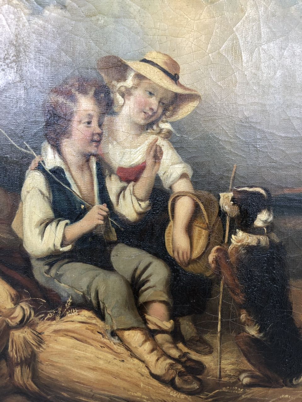Антикварная живопись 19-го века