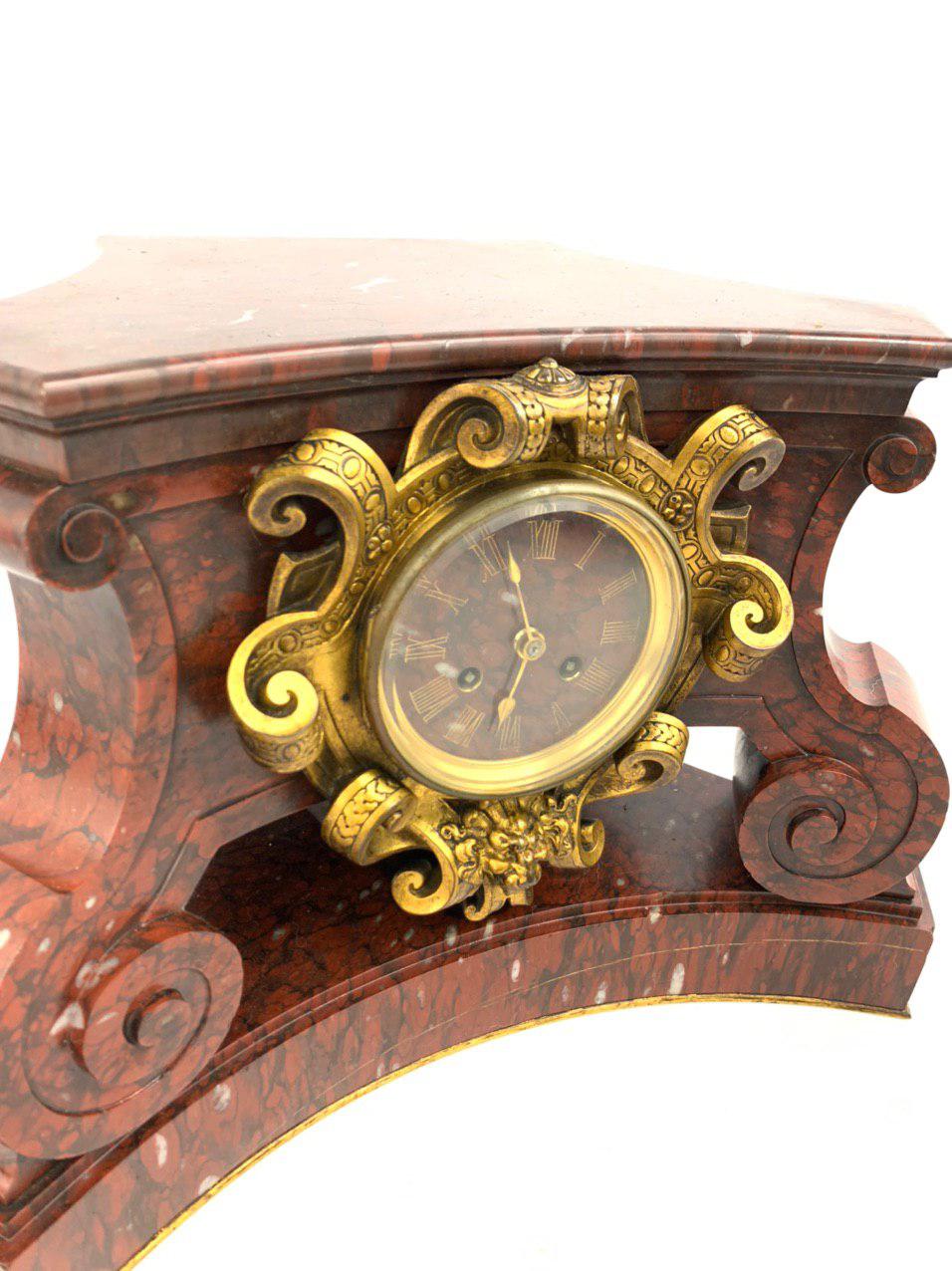 Антикварные мраморные часы