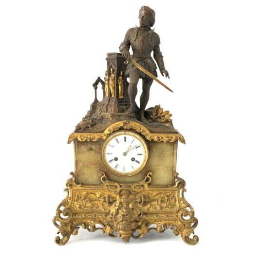 Антикварные часы из бронзы