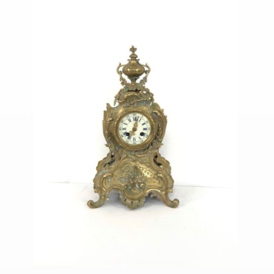 Антикварные бронзовые часы в стиле Рококо