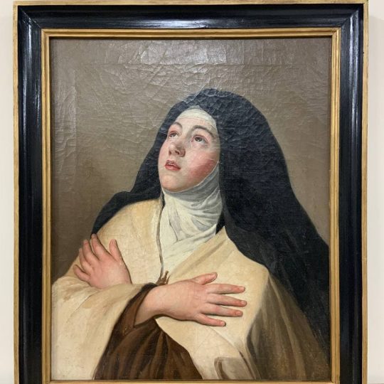 Антикварная живопись «Молодая монахиня»