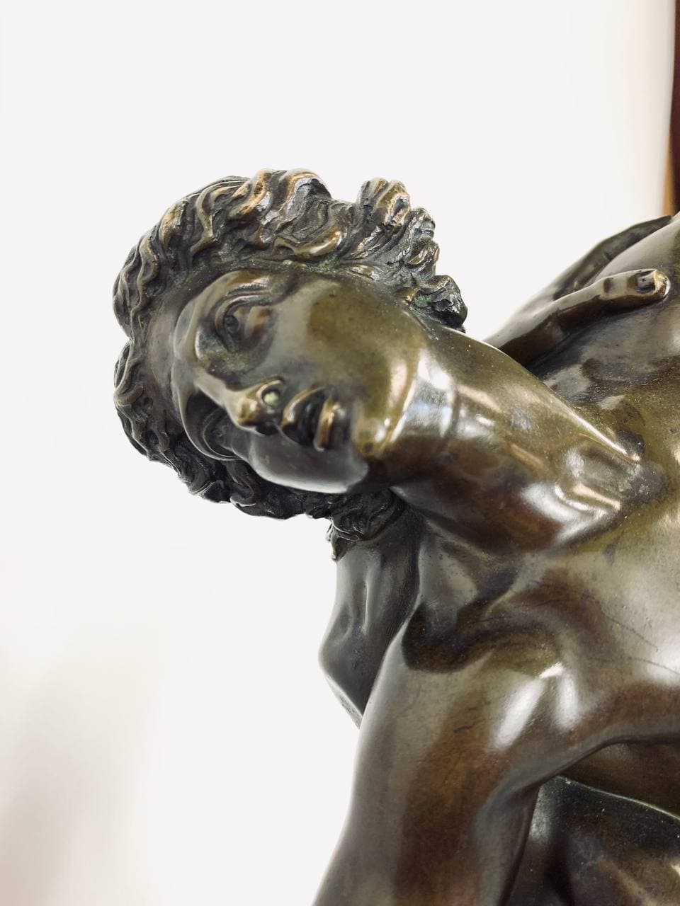 Антикварная бронзовая статуя «Похищение сабинянок»
