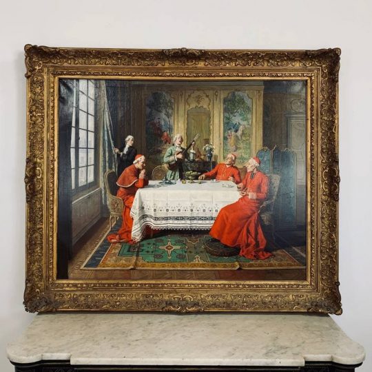 Антикварная живопись «Дижестив  кардиналов»
