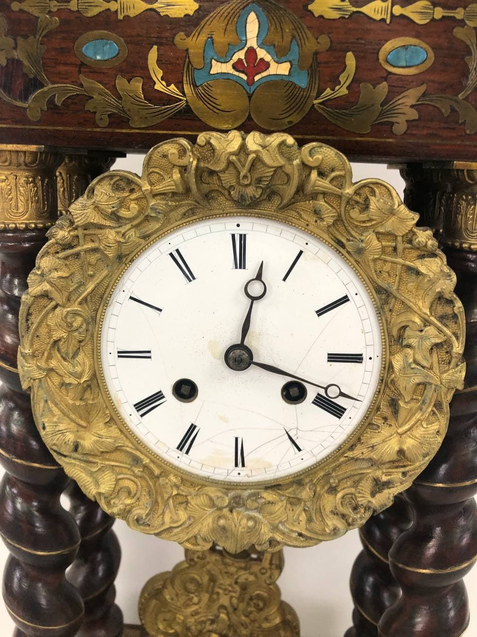 Антикварные часы эпохи Наполеона ІІІ
