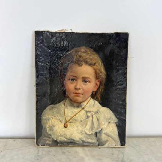 Антикварний дитячий портрет